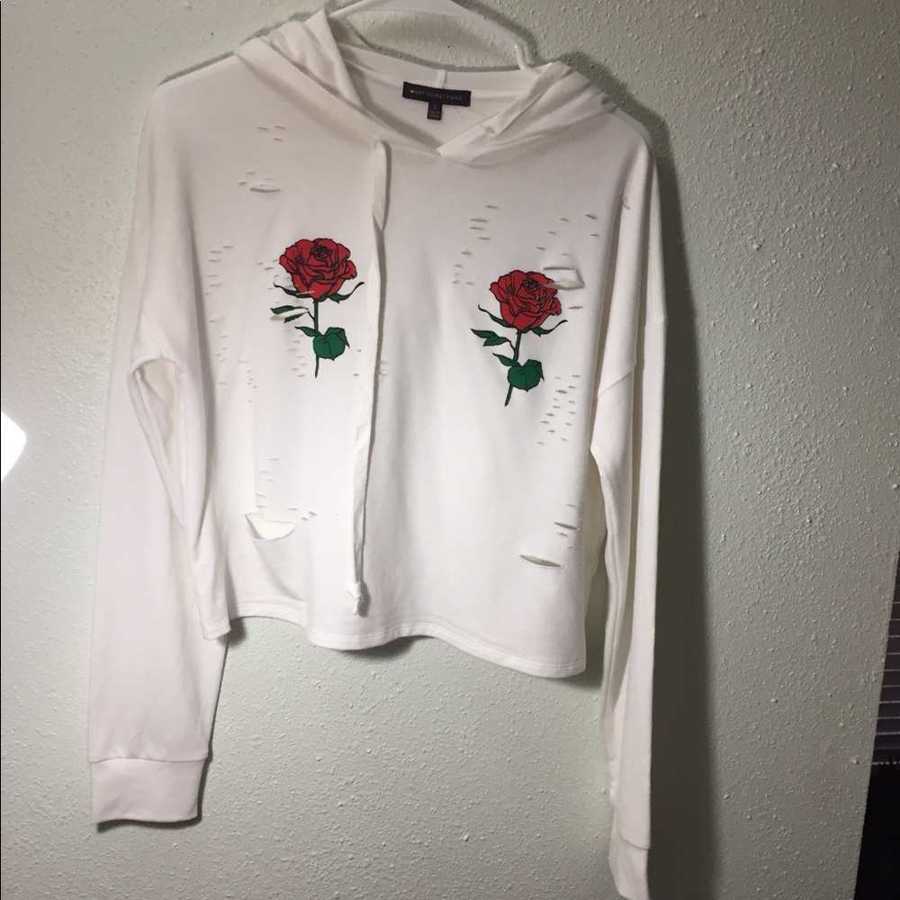 White crop jacket